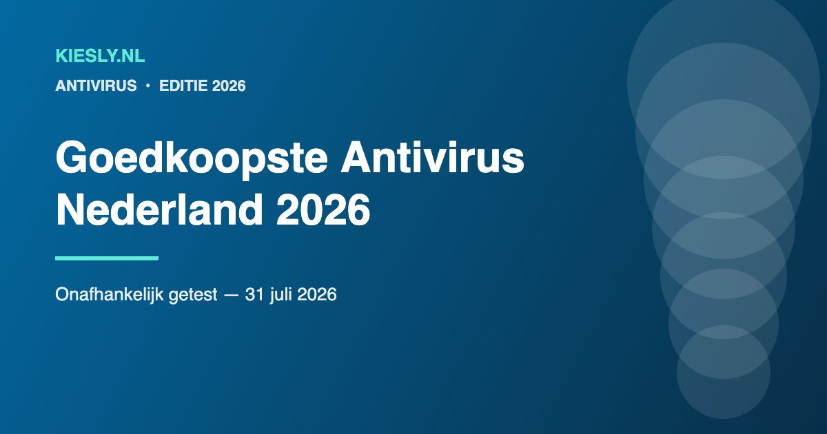 Prijsvergelijking van de goedkoopste antivirus pakketten in Nederland 2026