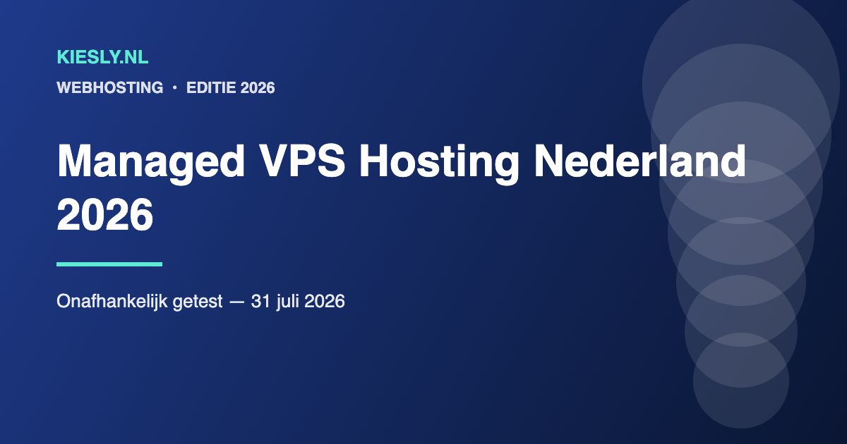 Vergelijking van managed VPS hosting aanbieders met servers in Nederland
