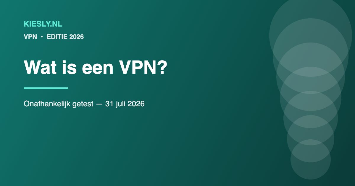 Illustratie die uitlegt wat een VPN is en hoe de versleutelde verbinding werkt